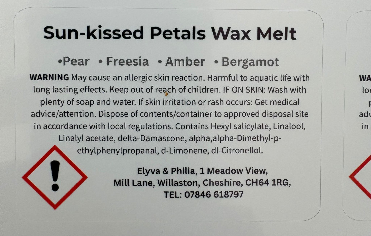 Sun-kissed Petals Wax Melt