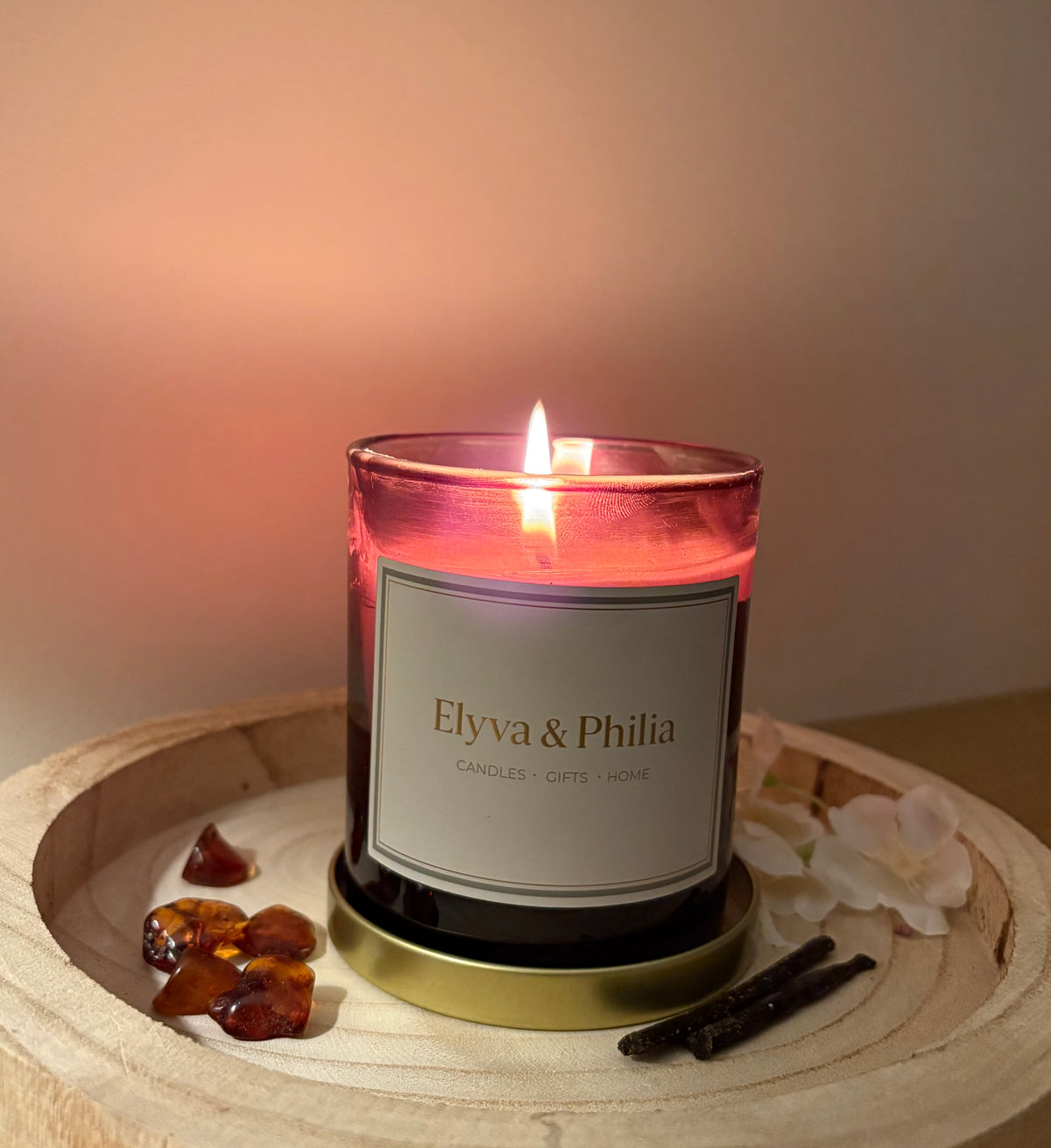 Midnight Amber Candle