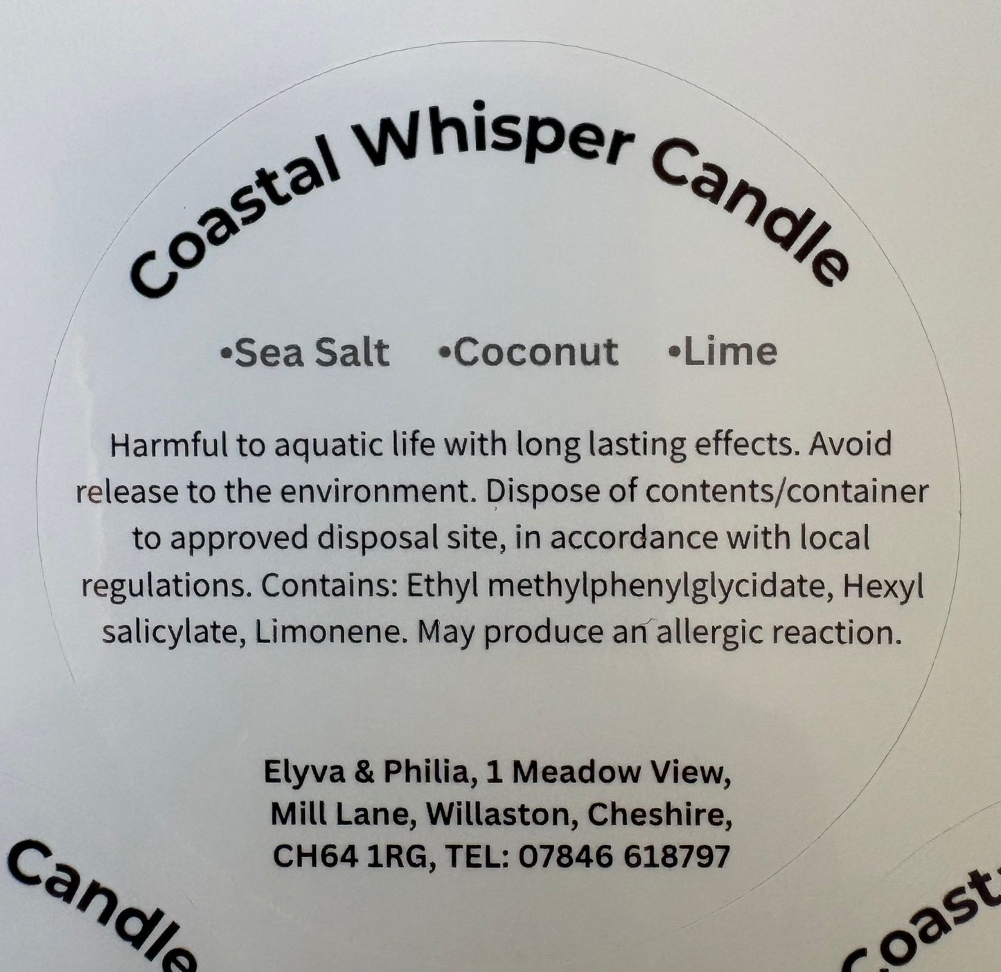 Coastal Whisper Candle