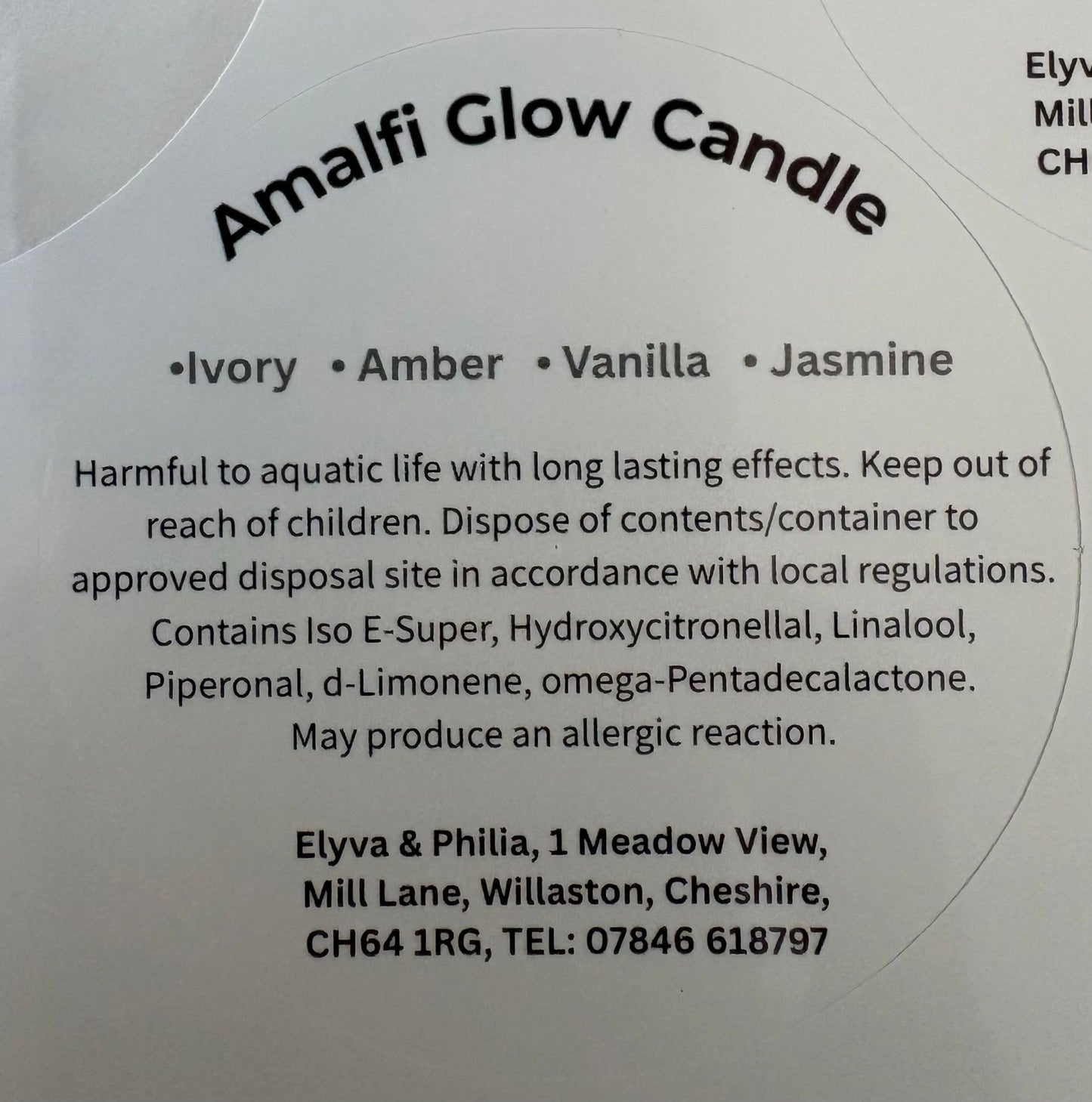 Amalfi Glow Candle