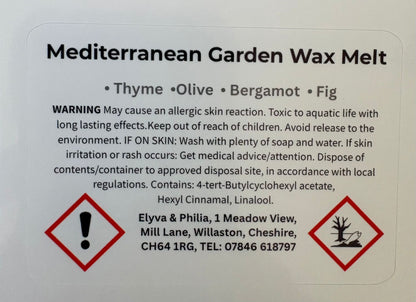 Mediterranean Garden Wax Melt