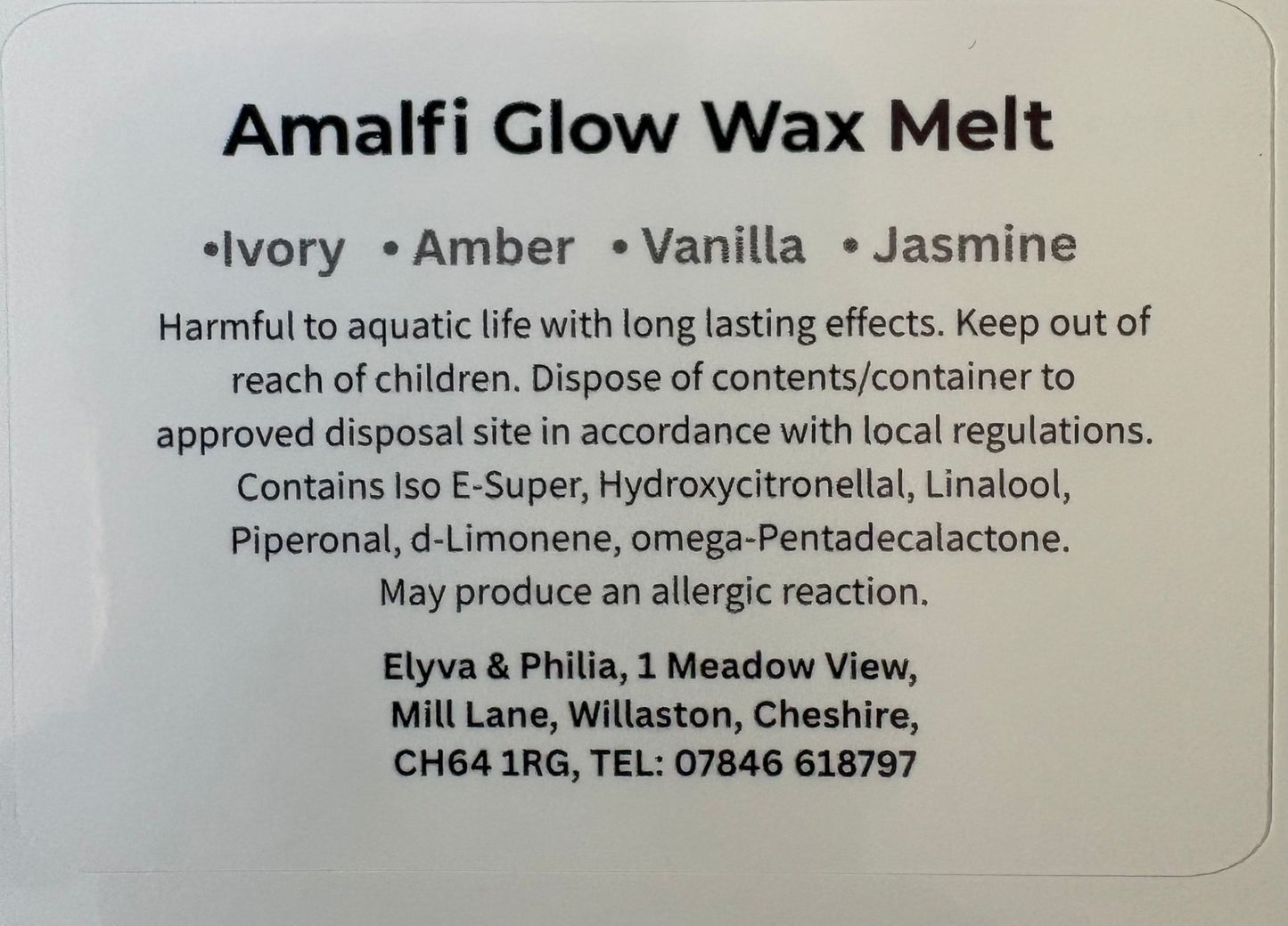 Amalfi Glow Wax Melt